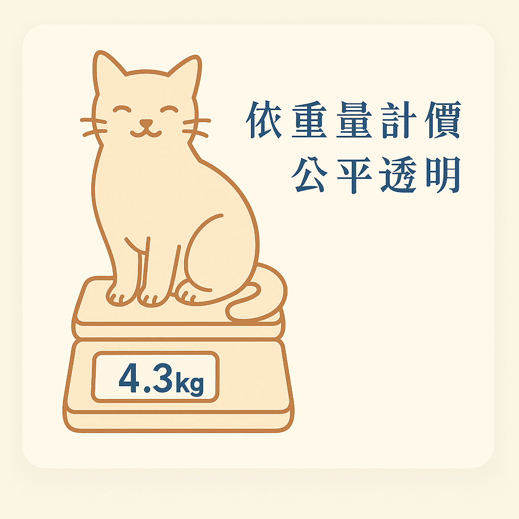 依重量計價 公平透明